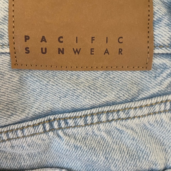 PacSun Baggy Straight Leg Jeans Light Indigo Blue Denim Mens Size 32x32 - Picture 8 of 14